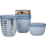 Mepal Lunchpot, Fruitpot und Snackpot Lunchbox, Blau