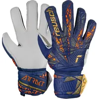 Reusch Attrakt Solid Torwarthandschuhe - Premium Blue / Gold