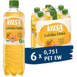 VILSA Leichte Bio Limo Orange-Maracuja, 6 x 0,75 l PET