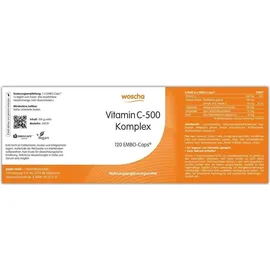Woscha Vitamin C-500 Komplex Kapseln 120 St.