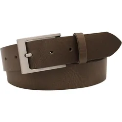 Ledergürtel ANNAMATONI, Damen, Gr. 100, grau, Rindsleder, unifarben, klassisch,modisch, Gürtel