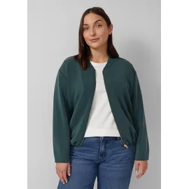 s.Oliver Oversized Scuba-Jacke mit verstellbarem Saum - petrol - 46
