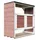 TIMBELA Mülltonnenbox M980A 153 x 159 cm rot