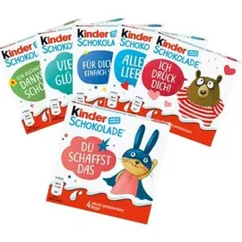 Ferrero Kinder Schokoriegel Schokolade, 50g, je 12,5g, 4 Riegel