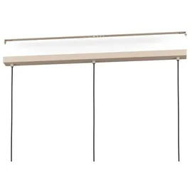 EGLO Valdiola 3-flg. E27 60 cm rund sandfarben und messing gebürstet