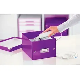 Leitz Click & Store Aufbewahrungsbox 7,4 l violett 21,6 x 28,2 x 16,0 cm