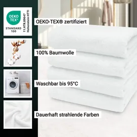 ZOLLNER Handtuchset 4-tlg. weiß