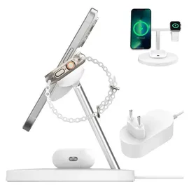 Belkin BoostCharge Pro 3in1 magn.Ladestat.15W ws. WIZ032kqWH