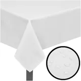 vidaXL 5 Tischdecken Weiß 130 x 130 cm