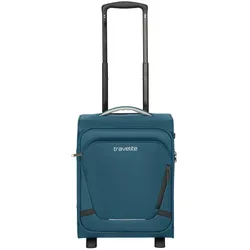 Handgepäck-Trolley TRAVELITE "JETPACK Wings 2 Cabin, konzipiert für Eurowings", Gr. B/H/T: 30cm x 40cm x 25cm 25 l, blau (petrol), Polyester, unifarben mit Farbeinsätzen, Koffer, Weichgepäck-Koffer Handgepäck für die meisten gängigen Airlines