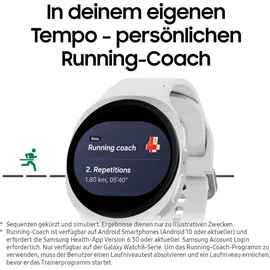 Samsung Galaxy Watch8 BT 44 mm Aluminiumgehäuse Graphite Sport Band Graphite M/L