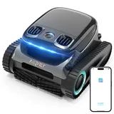 AIPER Scuba S1 Pro Poolroboter Boden und Wand mit Horizontaler Wasserlinienreinigung, Intelligenter Navigation, 180 Minuten Batterielaufzeit, Poolsauger Ideal für Eingelassene Pools bis zu 200m2