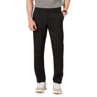 Amazon Essentials Herren Stretch-Golfhose in schmaler Passform, Schwarz, 30W / 28L