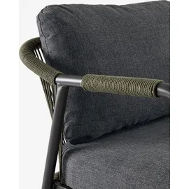 BIZZOTTO Miravet Garten-Lounge-Set Aluminium grau/grün