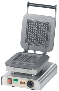 Neumärker Manufaktur Waffeleisen Kant, Klassisches Klemmeisen mit Digitaltimer für leckere Kant-Waffeln, Single