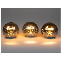 Formano LED Deko Set 3er Leuchtkugeln Silber 3 St.