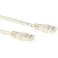 Act Ivory 25 meter U/UTP CAT6 patch cable with RJ45 connectors. Cat6 u/utp ivory 25.00m (IB8425)