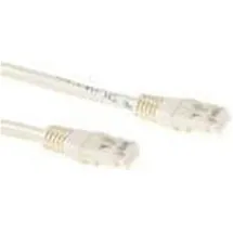Act Ivory 25 meter U/UTP CAT6 patch cable with RJ45 connectors. Cat6 u/utp ivory 25.00m (IB8425)