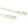 Act Ivory 25 meter U/UTP CAT6 patch cable with RJ45 connectors. Cat6 u/utp ivory 25.00m (IB8425)