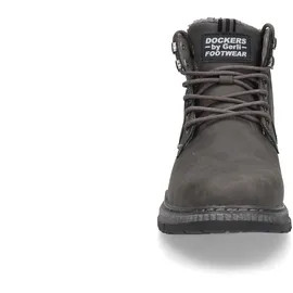 Dockers Winterboots DOCKERS BY GERLI, Herren, Gr. 42, grau (dunkelgrau), Lederimitat, Schuhe Winterboots, Schnürboots mit Warmfutter