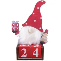 Adventskalender Aus Holz Ohne Gesicht, Weihnachtsdekoration Für Seniorenheime, Festlicher Countdown, Weihnachtsschmuck