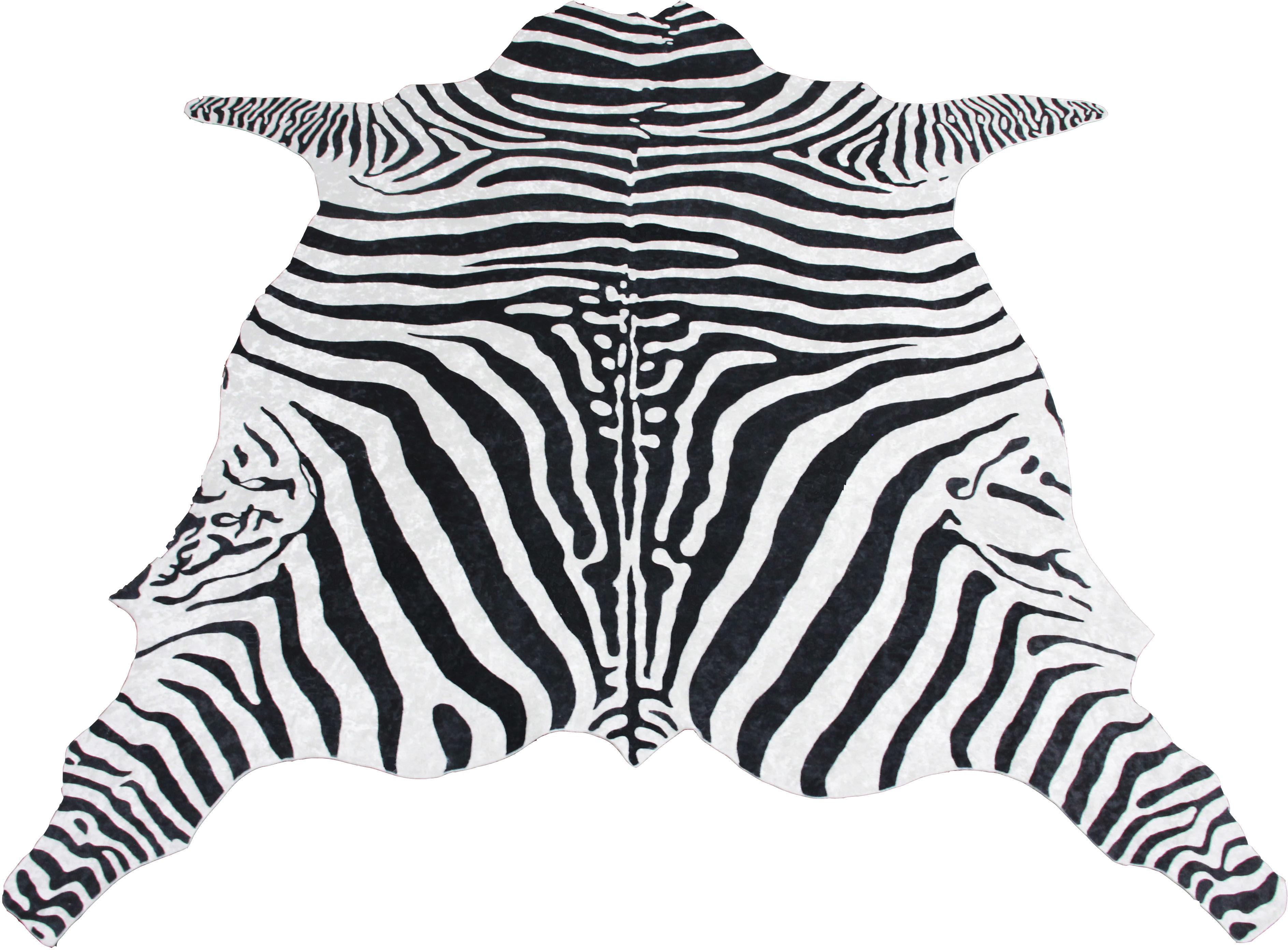 Teppich BRUNO BANANI "Zebra" Teppiche Gr. B/L: 120 cm x 155 cm, 6 mm, 1 St., schwarz-weiß (weiß, schwarz) Esszimmerteppiche