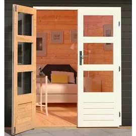 Karibu Northeim 3,05 x 7,05 m Grau