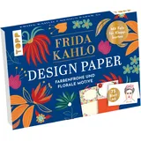 TOPP Design Paper Frida Kahlo DIN A5 75 Motivpapiere mit Falz für Klappkarten