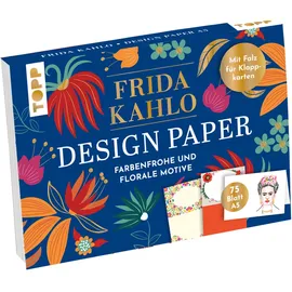 TOPP Design Paper Frida Kahlo DIN A5 75 Motivpapiere mit Falz für Klappkarten