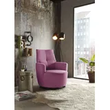 Set One by Musterring Relaxsessel "SO 1450", lila (lila dpr 48), B:80cm H:96cm T:88cm, Luxus-Microfaser (Chenille)100% Polyester, SET ONE BY MUSTERRING, Sessel, Relaxsessel, mit Dreh- und Wippfunktion, wahlweise mit Hocker erhältlich