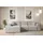 altdecor Ecksofa, Ottomane links, SERRA-L - 266x169x80 cm Hellbraun Velours