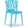 Homestyle4u Armlehnstuhl Kunststoff blau 2er Set
