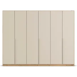 otto home Drehtürenschrank OTTO HOME "Kleiderschrank Schrank Garderobe AGORDO TOPSELLER Schlafzimmer", braun (eiche artisan, champagner), B:271cm H:210cm T:54cm, Holzwerkstoff, Schränke, Drehtürenschrank, durchdachte Innenausstattung, in 7 Breiten und 2 Höhen MADE