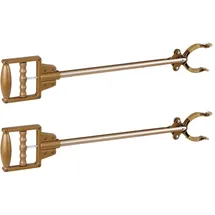 GAH Alberts Alberts 141059 Greifhilfe | Stiel: Aluminium, Zange und Griff: Kunststoff, bronzefarbig | 650 mm | 2er Set