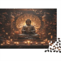 Puzzle Adventskalender 2023, Adventskalender Puzzle 1000 Teile Weihnachtskalender 2023 Männer Frauen Geschenke Jigsaw Puzzle Adventskalender Geschenke Für Männer - Buddha