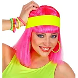 W WIDMANN MILANO Party Fashion - Neon Stirnband, 80er Jahre, Einheitsgröße, Accessoire, Kostüm, Mottoparty, Karneval - 1 stück (1er Pack)