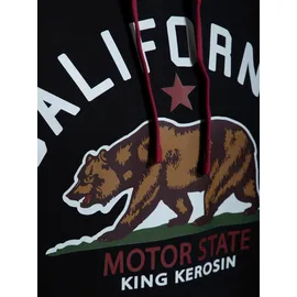 King Kerosin Hoodie schwarz 3XL