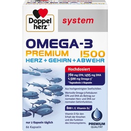 Doppelherz System Omega-3 Premium 1500 Kapseln 60 St.