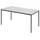 bümö Kantinentisch Serie-V 160 x 80 cm in Grau/Schwarz - Besprechungstisch, Konferenztisch, Meetingtisch, Mehrzwecktisch, Pausentisch,