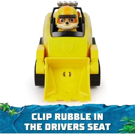 Spin Master PAW Patrol Jungle Pups – Nashorn-Fahrzeug mit Rubble-Figur (Basis Fahrzeug),