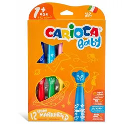 Marker-Set Carioca Teddy Marker 1+ Bunt 12 Stücke