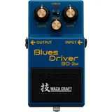 Boss BD-2W Blues Driver | Premium Waza Craft Gitarreneffektpedal mit analoger Schaltung | Originalgetreue Reproduktion des legendären BD-2 Blues Driver | Standard & Custom Spielmodi