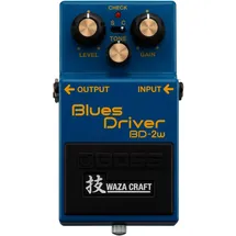 Boss BD-2W Blues Driver | Premium Waza Craft Gitarreneffektpedal mit analoger Schaltung | Originalgetreue Reproduktion des legendären BD-2 Blues Driver | Standard & Custom Spielmodi