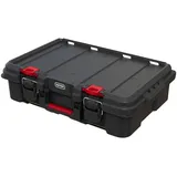 KETER Stack'N'Roll Werkzeugkoffer mit Organizer schwarz 26,56 l