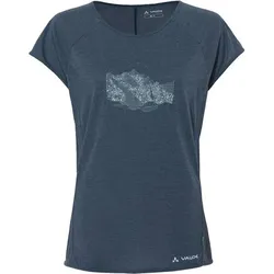 VAUDE Damen Shirt Wo Tekoa T-Shirt II, dark sea/dark sea, 46