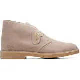 CLARKS Herren Desert Bt Evo Derby Schnürhalbschuhe, Sand Suede, 42 EU