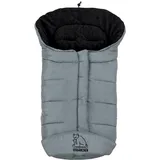 Heitmann-Felle Winterfußsack Eisbärchen hellgrau meliert