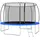 vidaXL Trampolin Set 366 cm inkl. Sicherheitsnetz blau