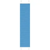 vidaXL Plissee Blau 40x200 cm Stoffbreite 39,4 cm Polyester Vidaxl