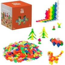 Plus Plus Open Play Neon Bausteine-Set 600-tlg.
